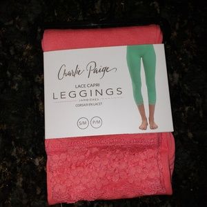 Charlie Paige lace leggings